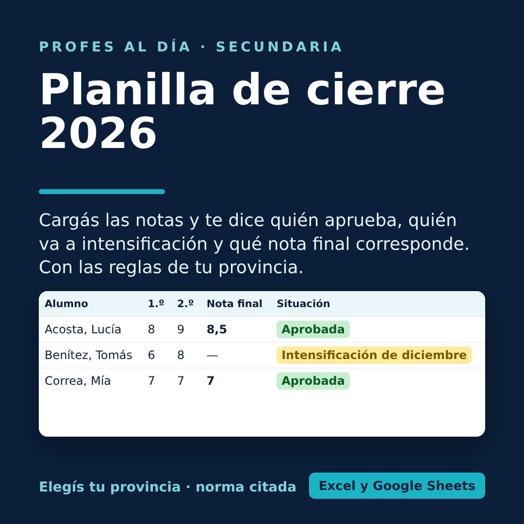 Planilla de cierre 2026